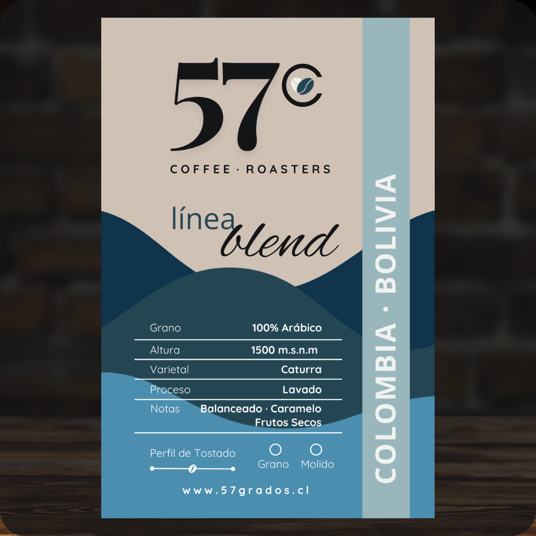 Café de Especialidad · Colombia y Bolivia – Blend 100% Arábica con Notas de Caramelo y Frutos Secos