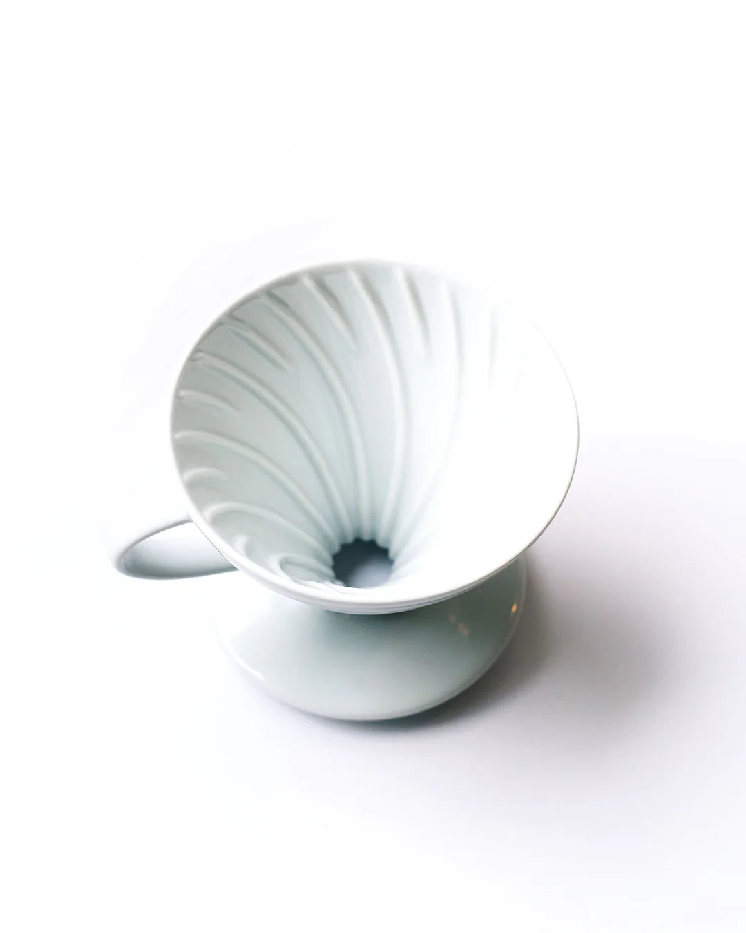 Cafetera Hario V60 01 (Cerámica Blanco) - Dripper para Café de Especialidad
