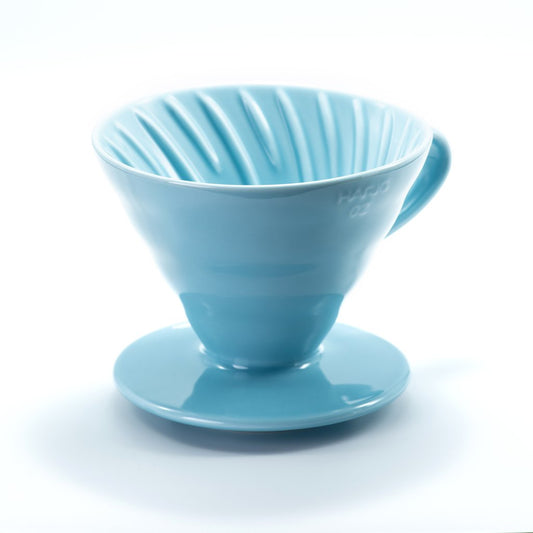 Cafetera Hario V60 02 (Cerámica Azul) - Dripper para Café de Especialidad